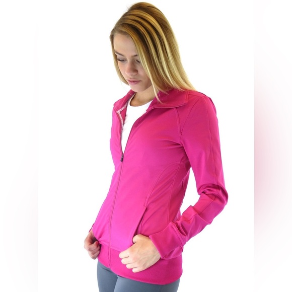 Essential Full Zip Jacket, NEW, Magenta, 1X - Picture 1 of 4